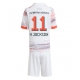 Bayern Munich Nicolas Jackson #11 Replike Gostujuci Dres za djecu 2025-26 Kratak Rukav (+ Kratke hlače)
